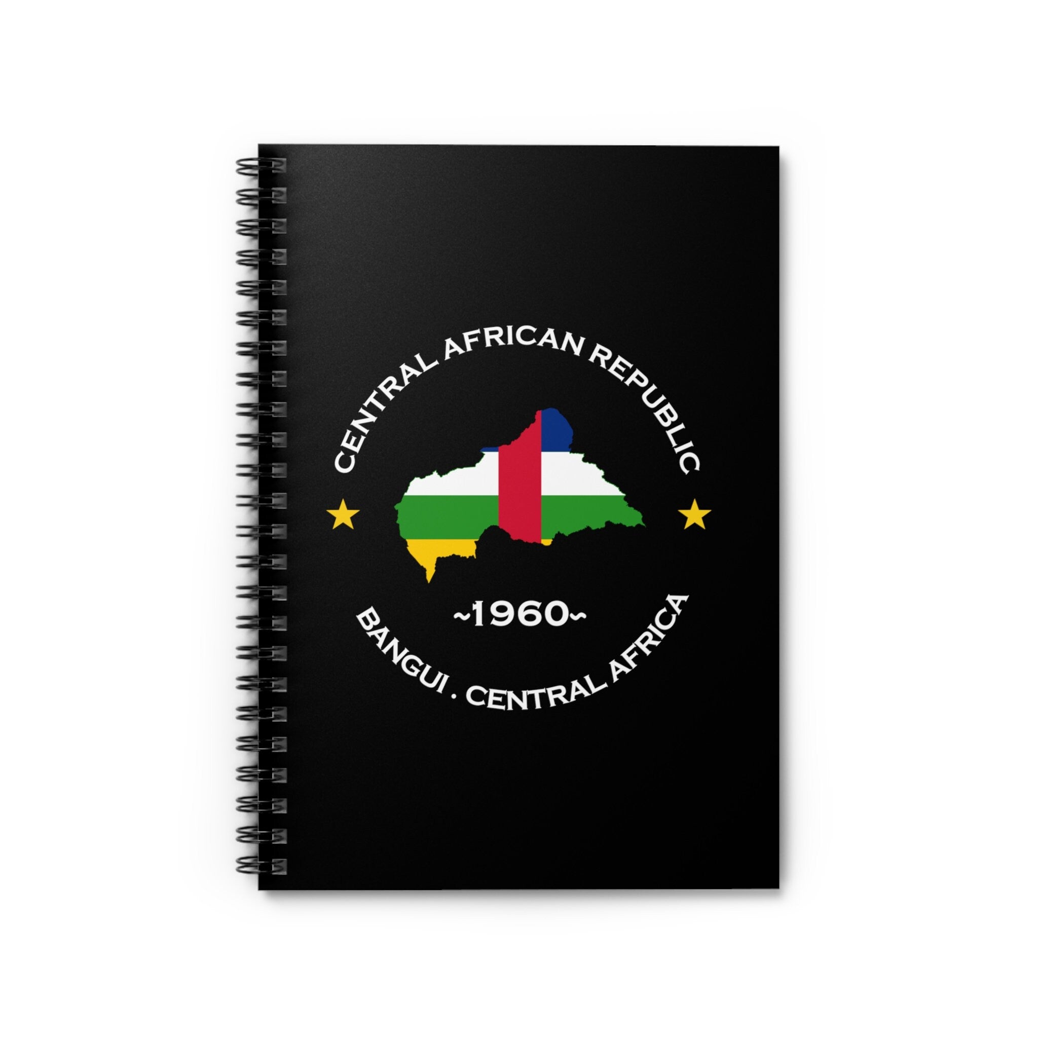 Central African Republic Spiral Notebook
